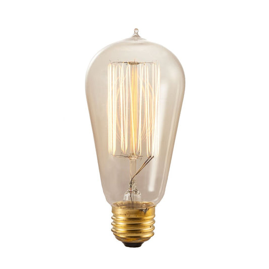 4 pack - Bulbrite 861231 (136019) 60W ST18 Amber Incandescent
