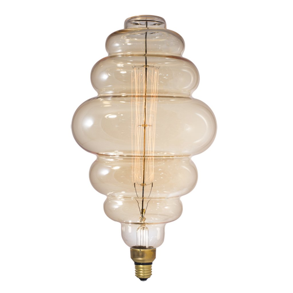 2 pack - Bulbrite 137601 60W Amber Incandescent Light Bulb