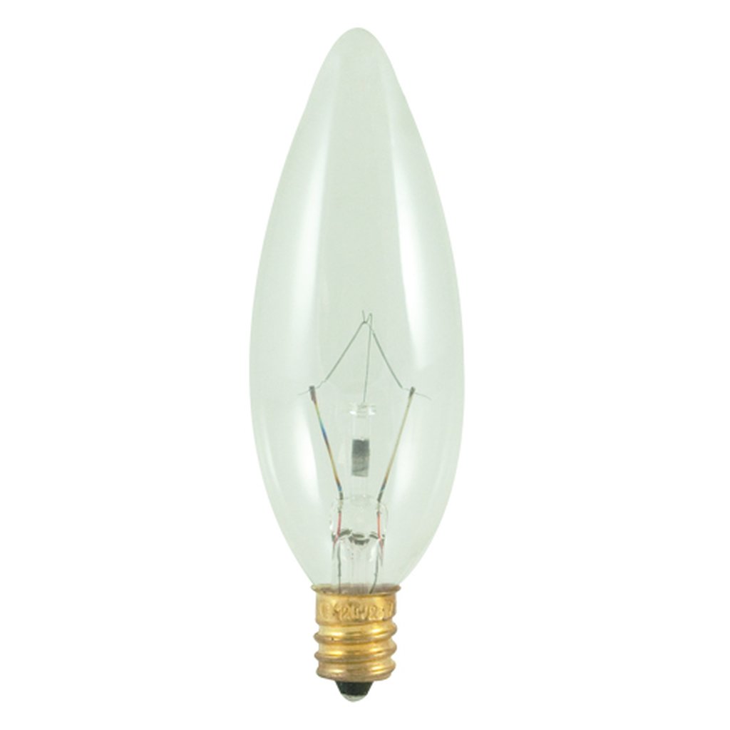 50 pack - Bulbrite 861140 (490025) 25W B10 Warm White Incandescent