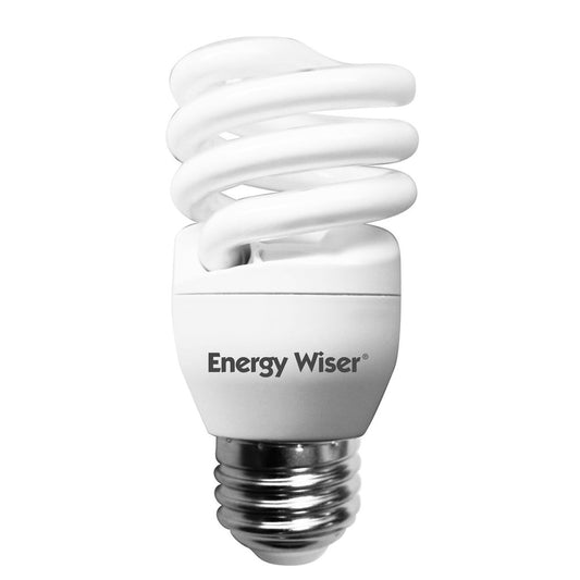 8 pack - Bulbrite 860465 13W T2 Coil Warm White CFL Light Bulb