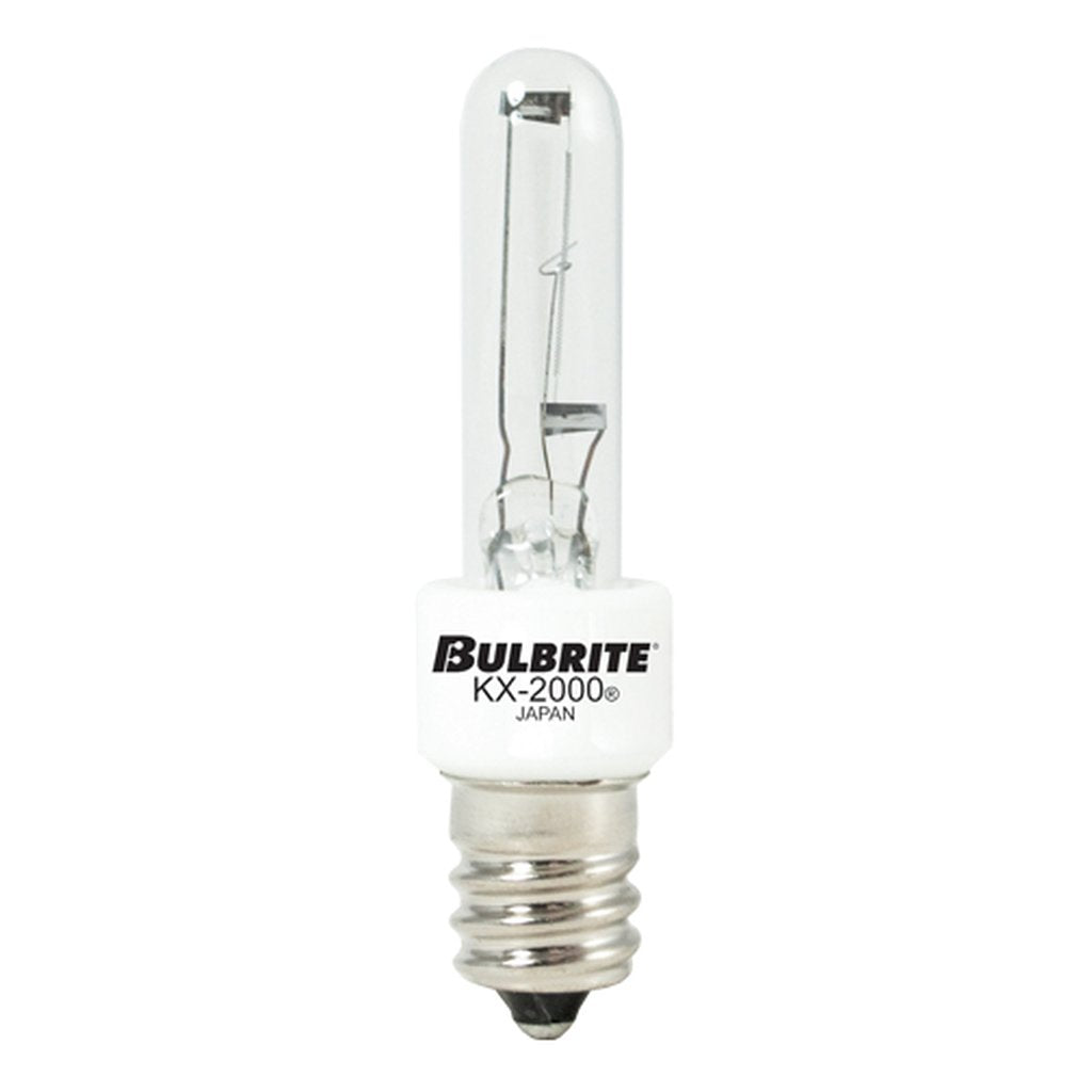 2 pack - Bulbrite 861342 (473020) 20W T3 Warm White Halogen Light Bulb
