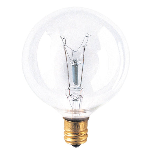 Bulbrite 861264 (311040) 40W G16.5 Warm White Incandescent Light Bulb