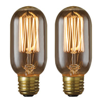 Bulbrite 134015 NOS40T14/SQ 40W T14 Antique E26 120V 2200K - Pack of 4