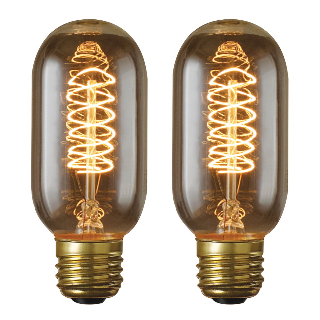 4 pack - Bulbrite 861380 (134014) 40W T14 Amber Incandescent
