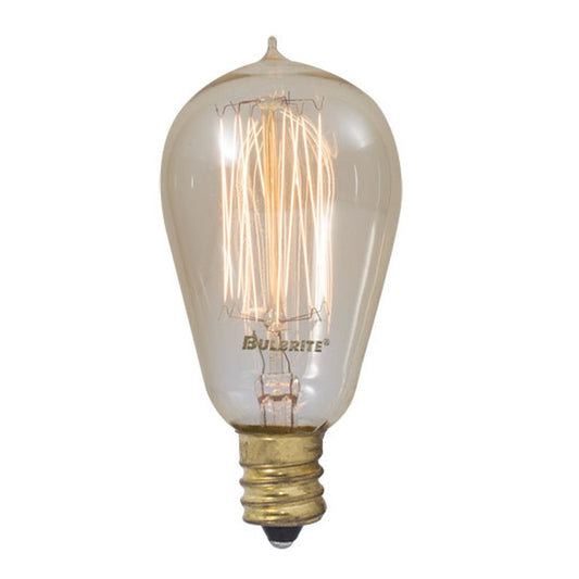 4 pack - Bulbrite 861370 (132510) 25W ST15 Amber Incandescent