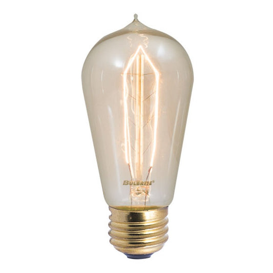 4 pack - Bulbrite 861376 (134018) 40W ST18 Amber Incandescent