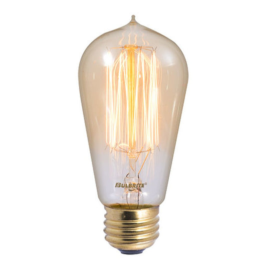 4 pack - Bulbrite 861058 (134019) 40W ST18 Amber Incandescent