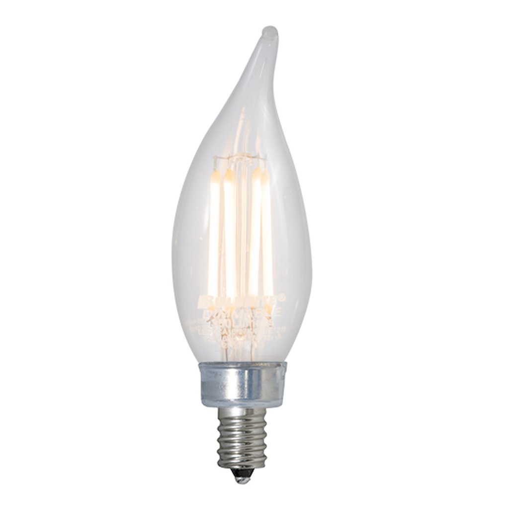 4 pack - Bulbrite 861415 (776859) 4.5W CA10 Warm White LED Light Bulb