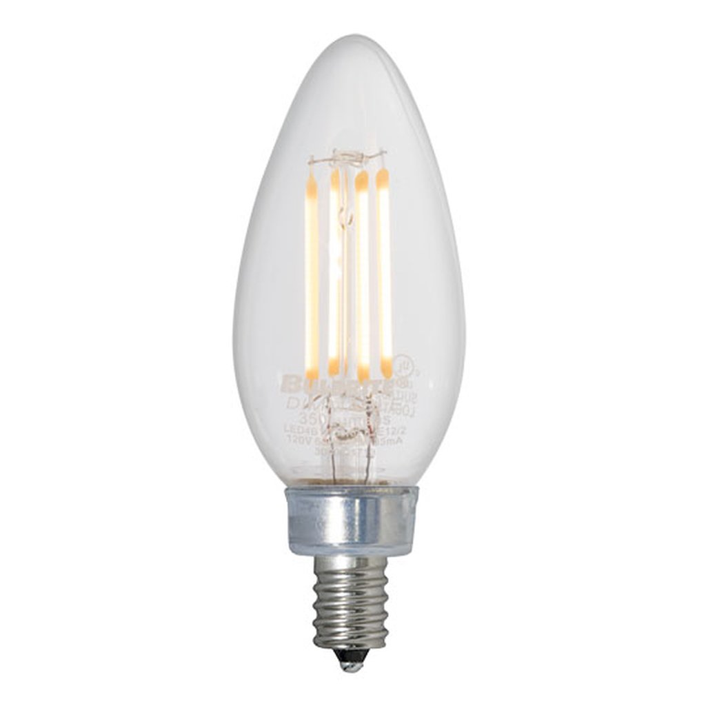 4 pack - Bulbrite 861419 (776763) 4.5W B11 Soft White LED Light Bulb