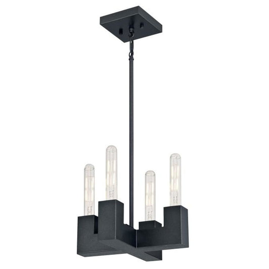 Westinghouse 6350400 Pendant Fixture 4Lt Pend Iron w/Lamps