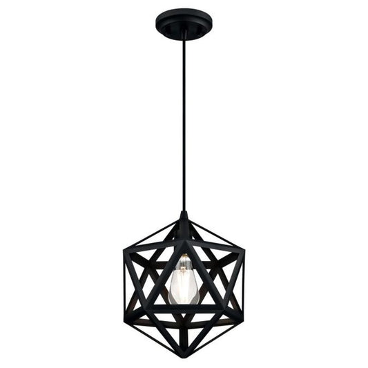 Westinghouse 6355700 Pendant Fixture 1Lt Pend Matte Black