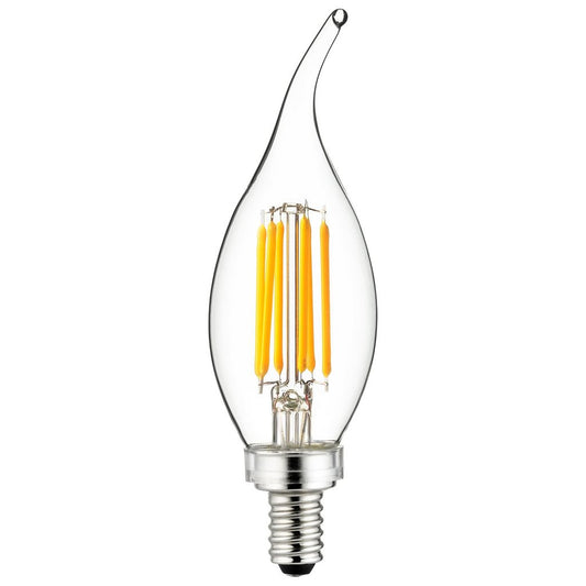 Sunlite 80662-SU 5W CA11 Warm White LED Light Bulb