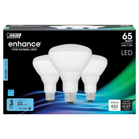 18 pack - Feit Electric BR30DM/950CA/3 7.2W BR30 Daylight LED