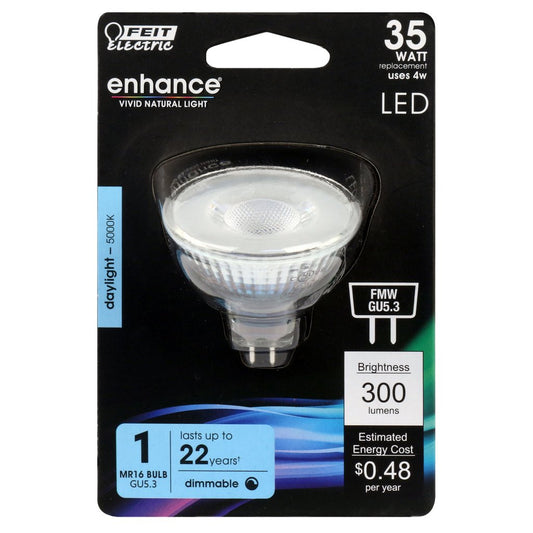 12 pack - Feit Electric BPFMW/950CA 4W MR16 Daylight LED Light Bulb