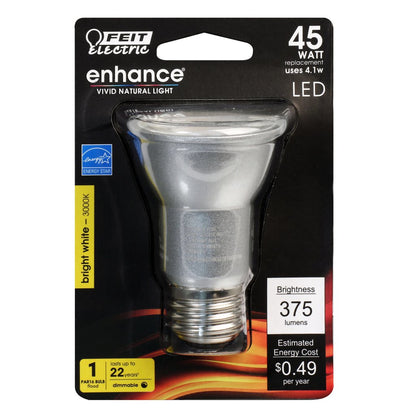 4 pack - Feit Electric BPPAR16DM/930CA 4.1W PAR16 Bright White LED