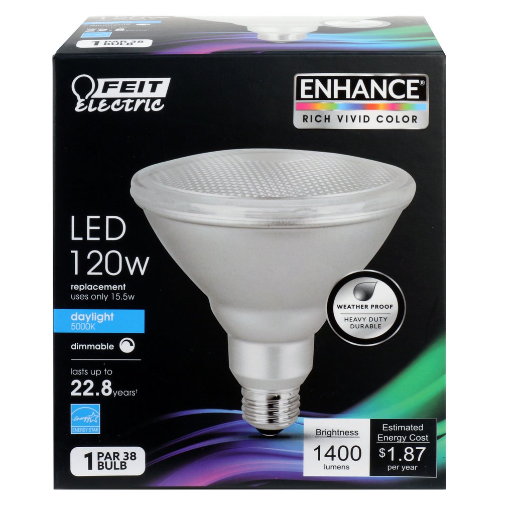 Feit Electric PAR38DM/1400/950CA 15.5W PAR38 Daylight LED Light Bulb