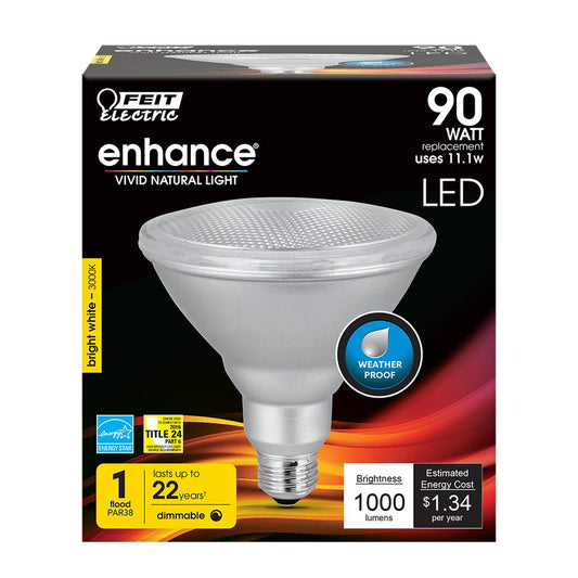 Feit Electric PAR38DM/930CA 11.1W PAR38 Bright White LED Light Bulb
