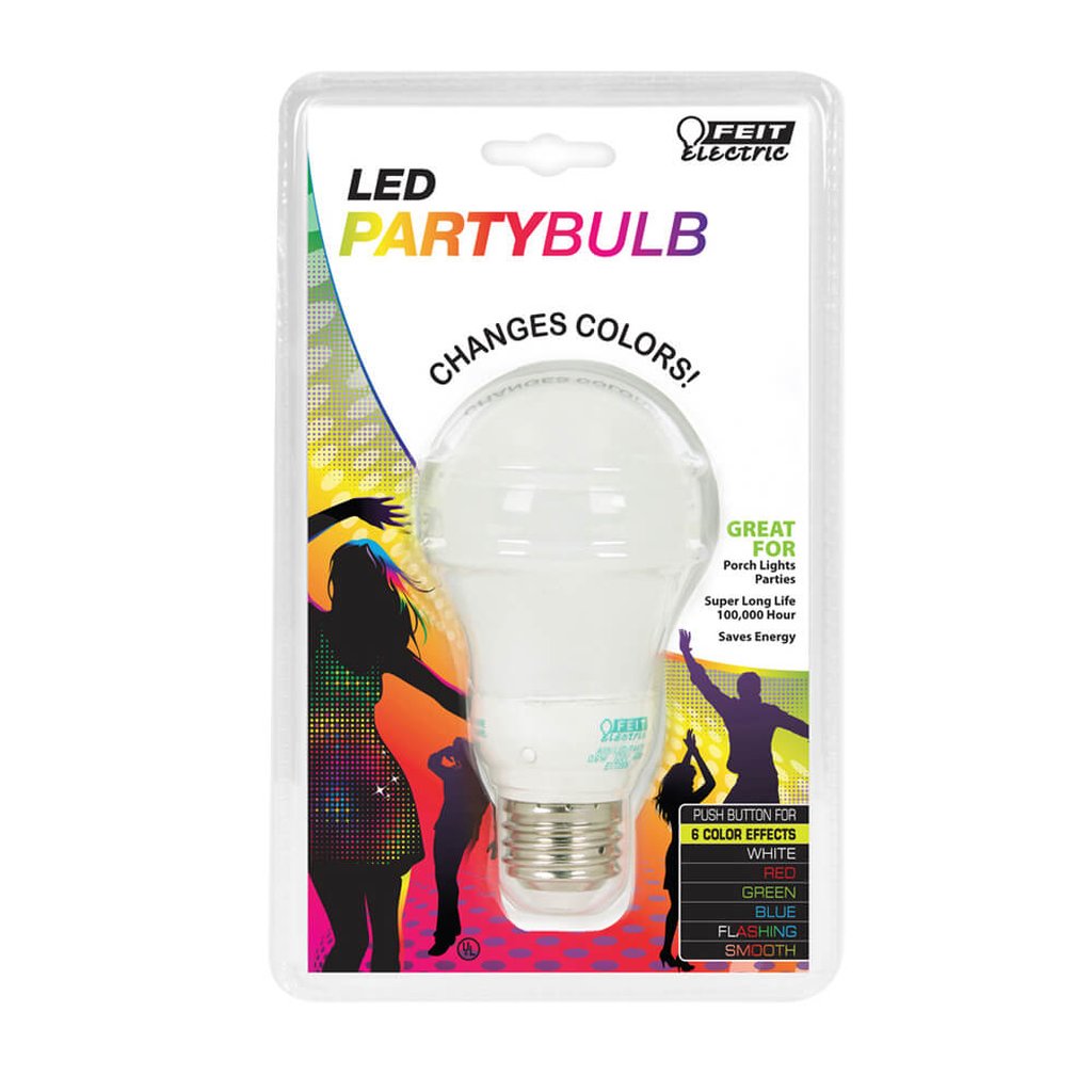 6 pack - Feit Electric A19/LED/PARTY A19 LED Light Bulb
