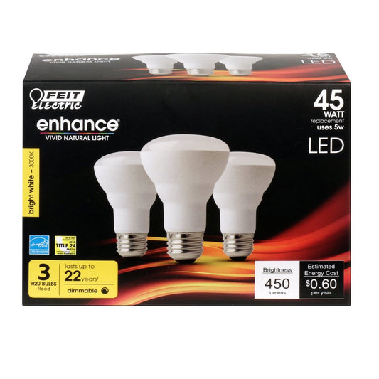 18 pack - Feit Electric R20DM/930CA/3 5W R20 Bright White LED
