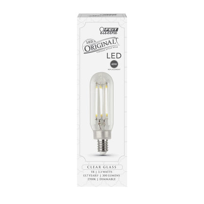 Feit Electric T8C/CL/VG/CA/LED 3.3W T8 LED Light Bulb