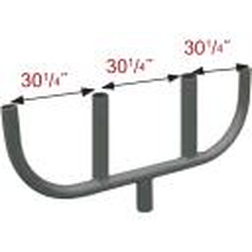 MaxLite 72093 4" ROUND BULLHORN 4@180 DEGREES BRONZE OD-POLE