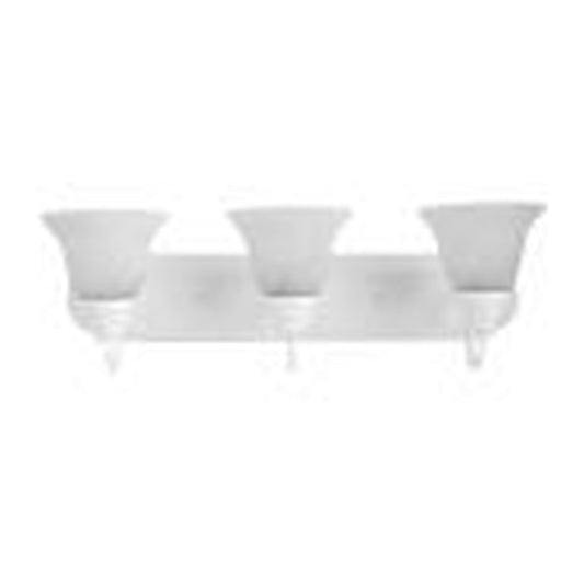 4 pack - MaxLite 1408626 Fixture VANITY BAR TULIP WHITE FINISH WITH