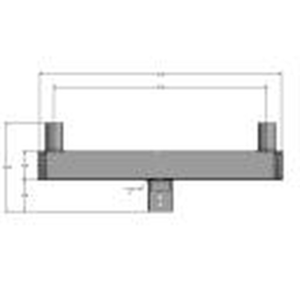 MaxLite 104760 SQUARE MOUNTING BRACKETS; 2-3/8"; STEEL; 2 ARMS @ 180