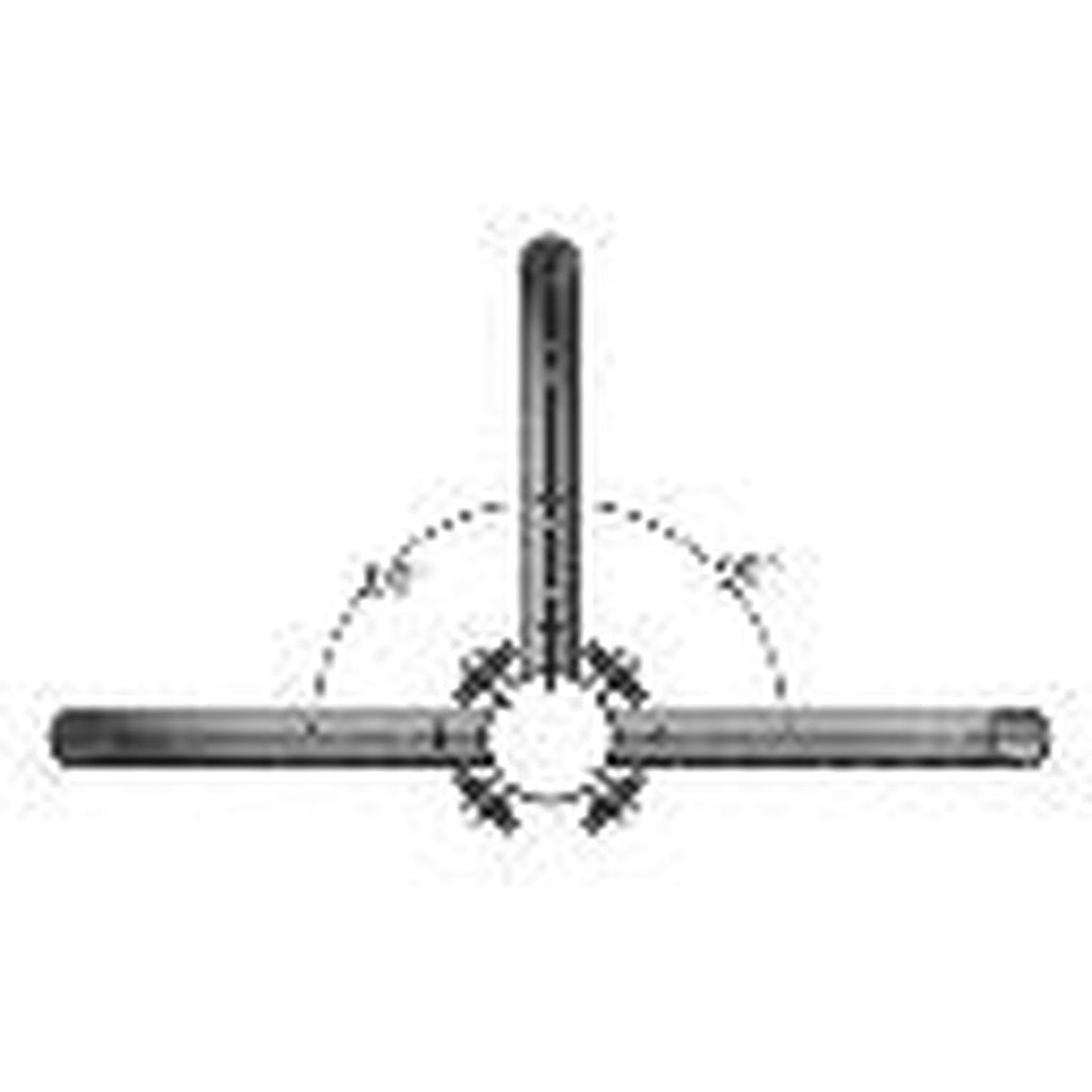 MaxLite 14101696 COLLAR BRACKETS; STEEL; 3 ARMS @ 90 DEGREES; BRONZE;