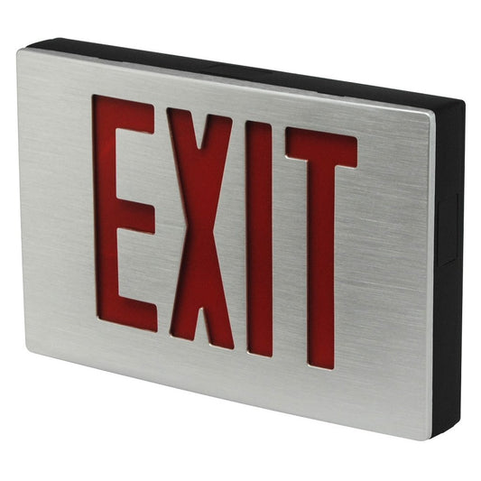 TCP 26L90 Exit Fixture LED DieCast Aluminum Sign Single Face Red
