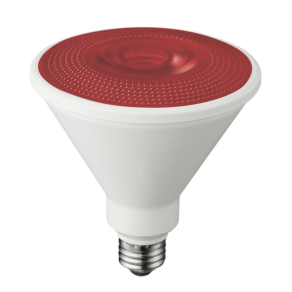 TCP RLP3814RD 10W PAR38 Red LED Light Bulb