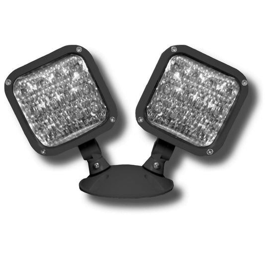 TCP LEDRH2WLSDTB Emergency Fixture LED Remote Heads Combo Head Double