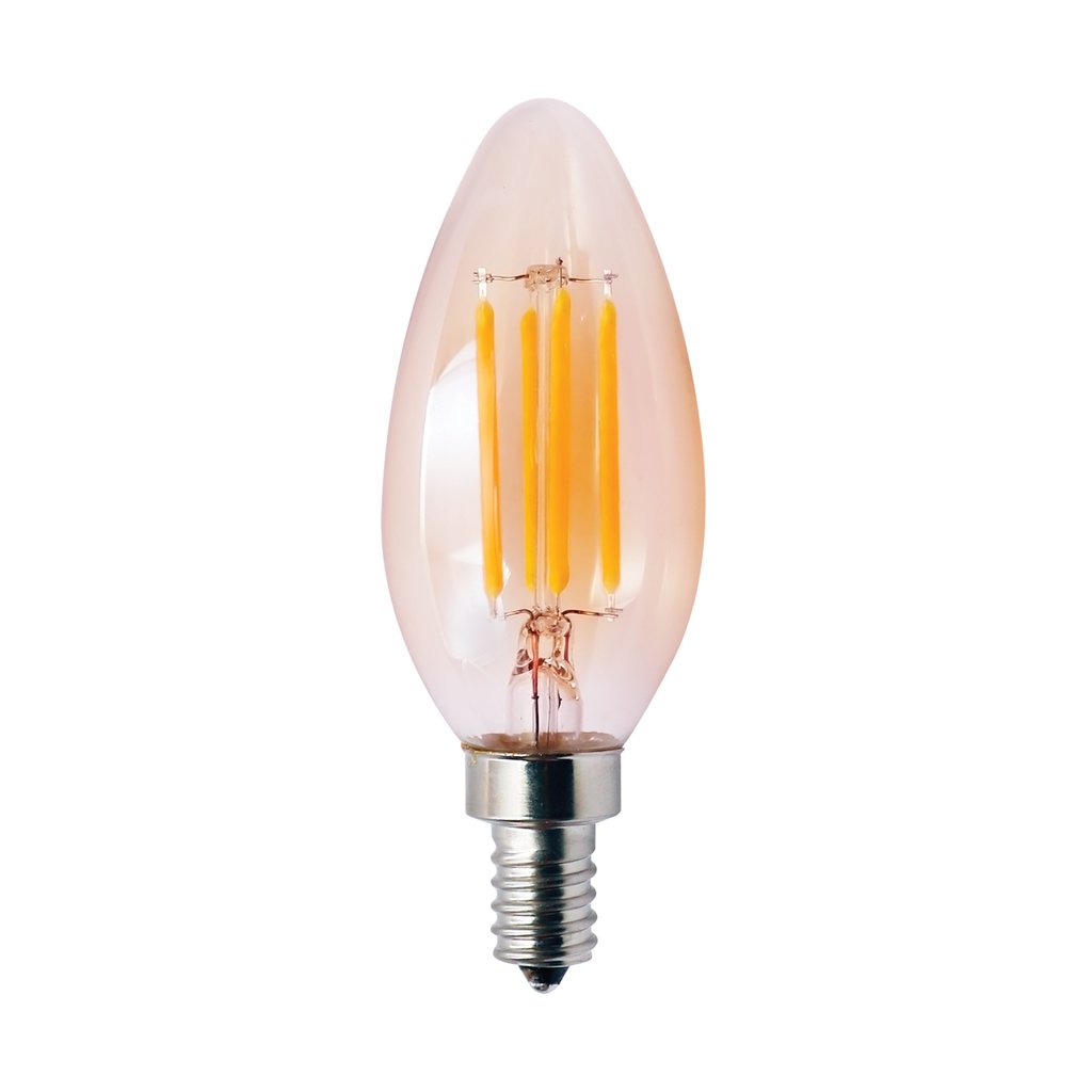 Halco 85059 5.5W B11 Amber LED Light Bulb