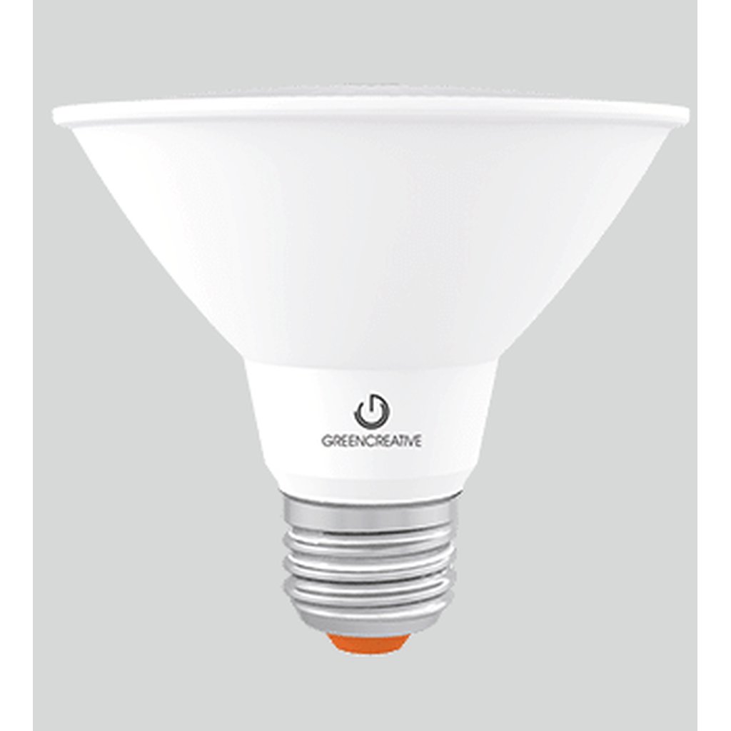 6 pack - Green Creative 34910 11W PAR30 Short LED Light Bulb