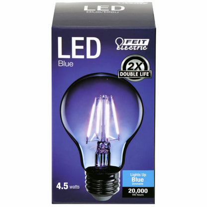12 pack - Feit Electric A19/TB/LED 4.5W A19 Blue LED Light Bulb