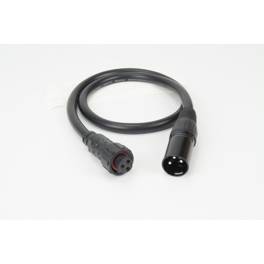 American Lighting RGB-H2-XLR3-PT 2FT ADAPTOR CORD W/FEMALE XLR3 FOR