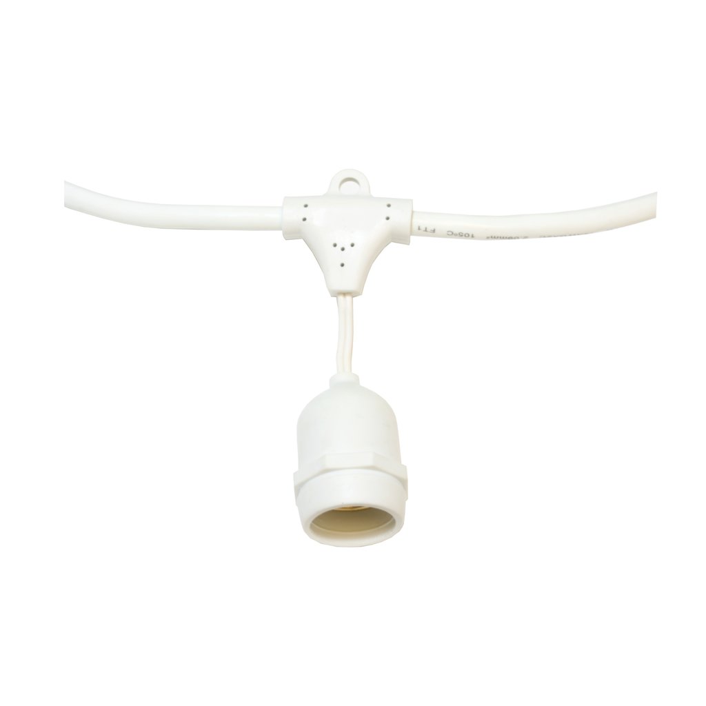 American Lighting LS-MS-24-WH 330' LT STRG MED BASE 2' SCKT SP