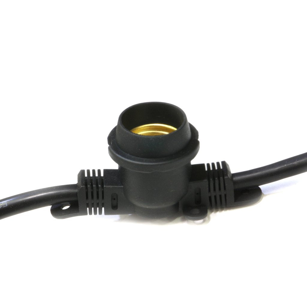 American Lighting LS-M-24-BK 330' LIGHT STRG MED BASE 2' SCKT SP 14AWG