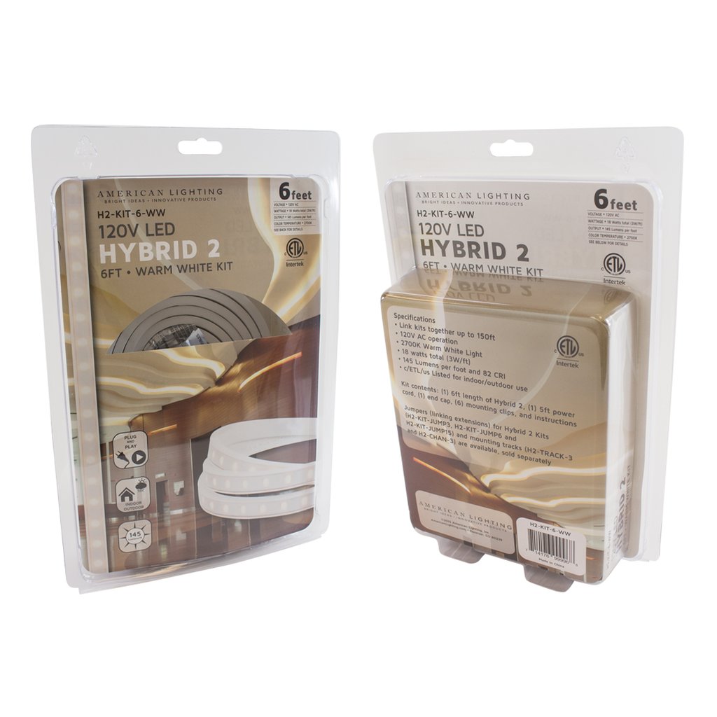 American Lighting H2-KIT-6-WW 120V HYBRID2 KIT 2700K WW 6FT 18W 150FT