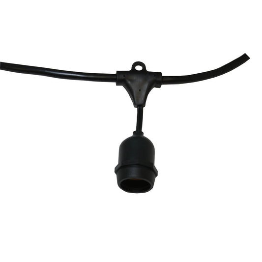 American Lighting LS2-MS-24-48-BK String Light Fixture 48' 24