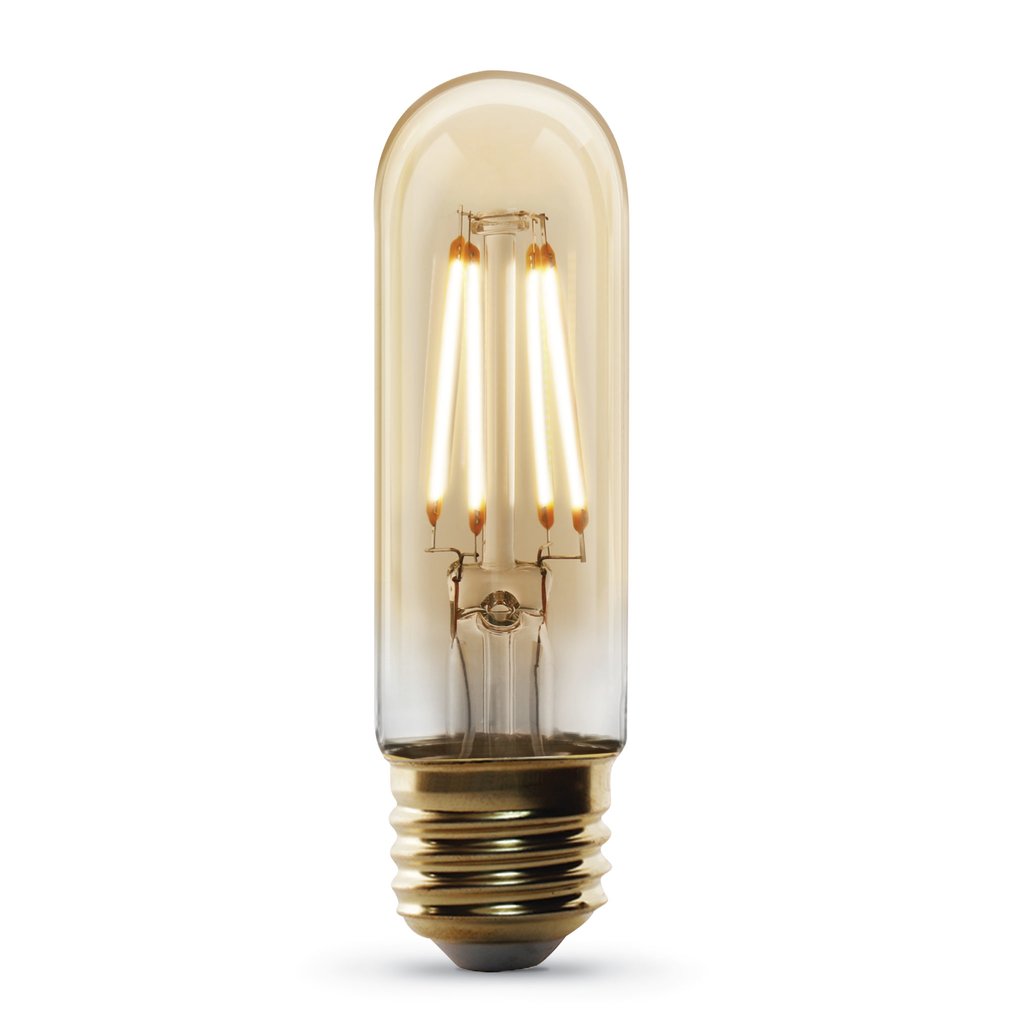 4 pack - Feit Electric T10/VG/LED 4W T10 LED Light Bulb
