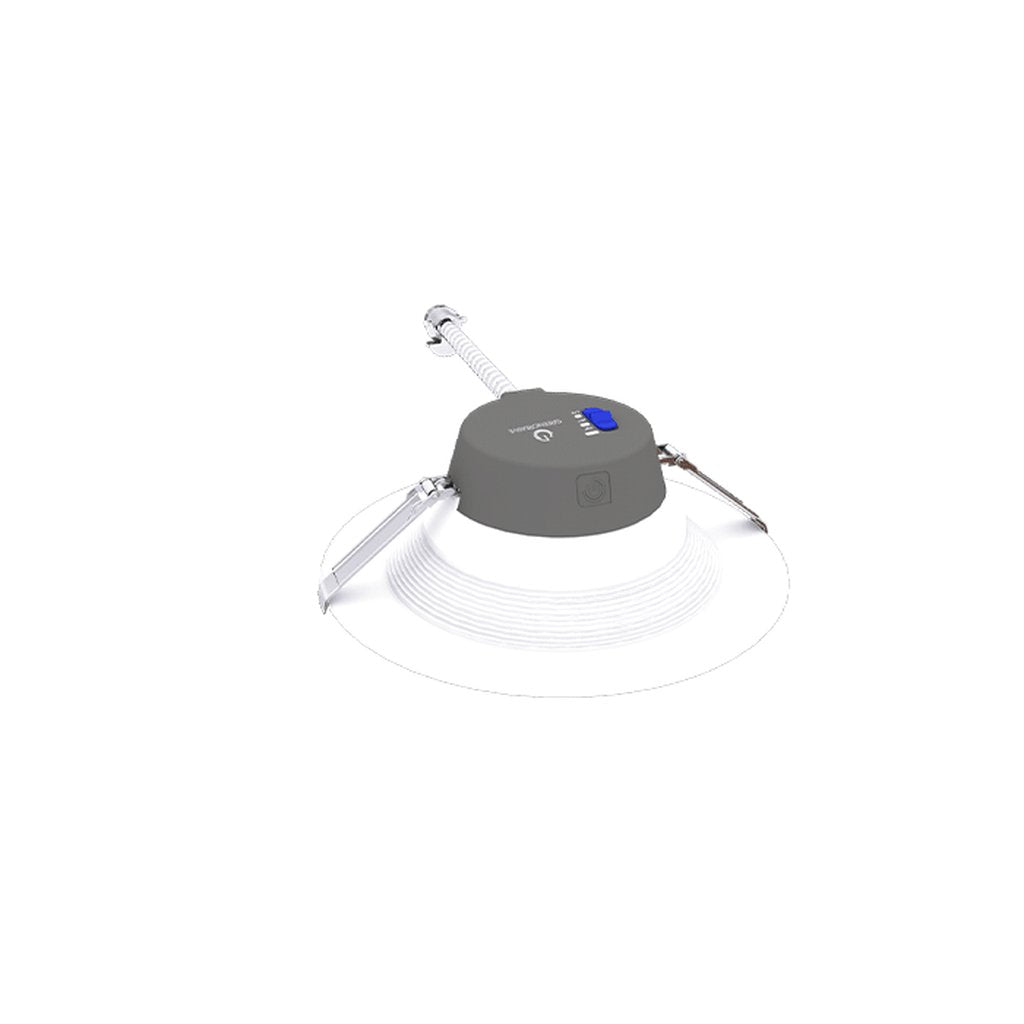 6 pack - Green Creative 35072 8.5W/12W/17W 8" Round LED Downlight