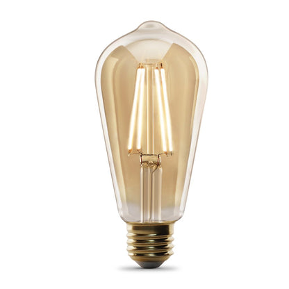 4 pack - Feit Electric ST19/VG/LED 5.5W ST19 LED Light Bulb