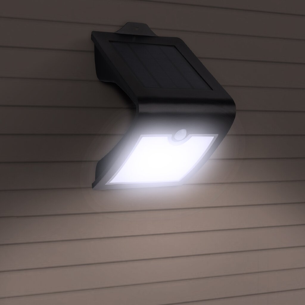 Feit Electric SV6/BLK/SOL 5W LED Fixture Black V-Shape Solar Powered