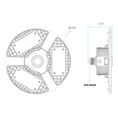 Luxrite LR42350 80W Daylight LED Light Bulb