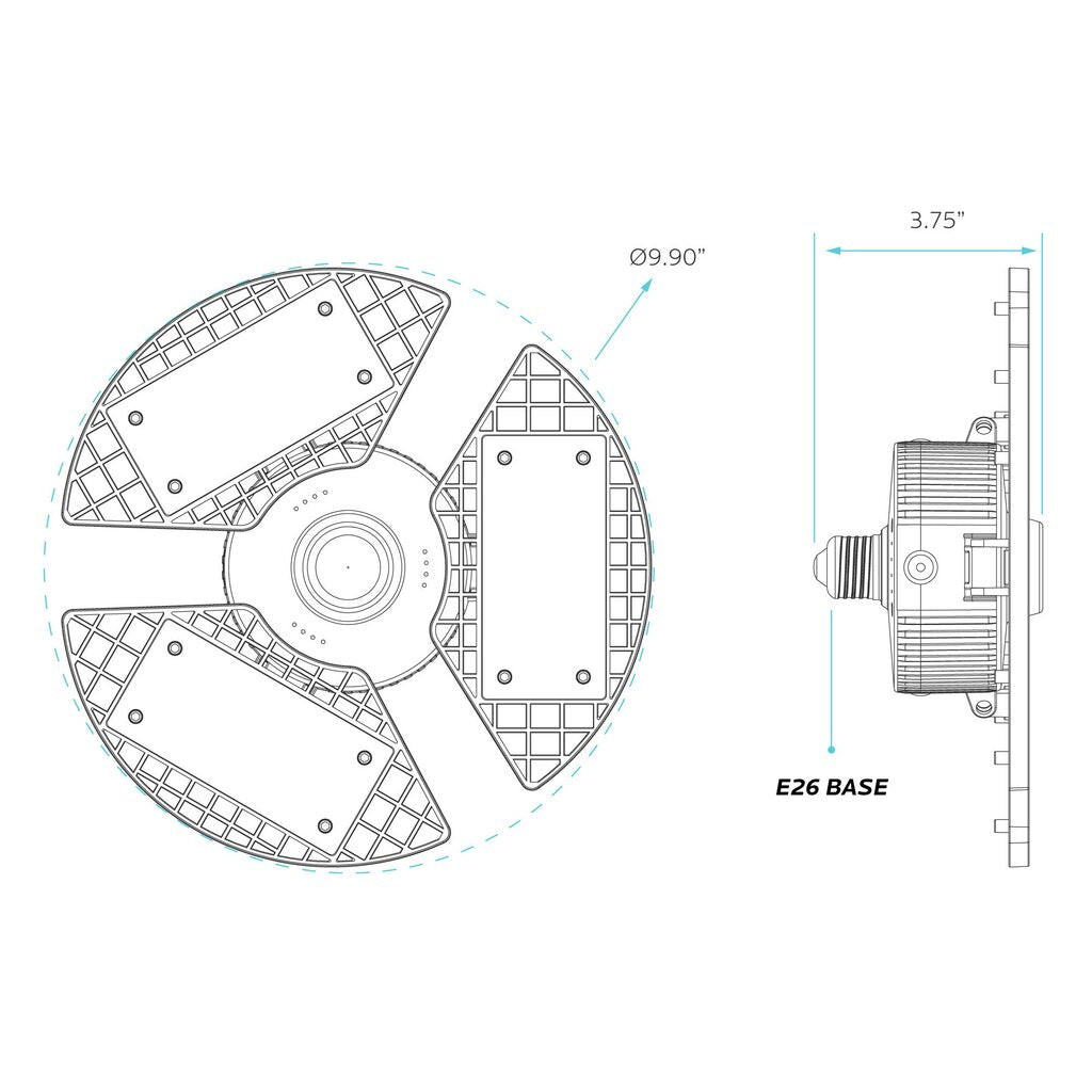 Luxrite LR42350 80W LED Light Bulb