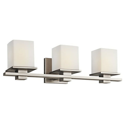 45151AP Fixture Tully 24" 3 Light Vanity with Satin Etched Cased Opal