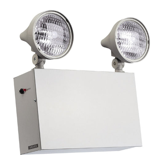 HR12117 Steel Fixture Emergency Light 9W 120/277VAC 12VDC White