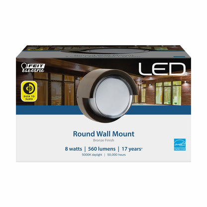 6 pack - Feit Electric S5RWM/850/DD/BZ 7.5W LED Cast Aluminum Fixture