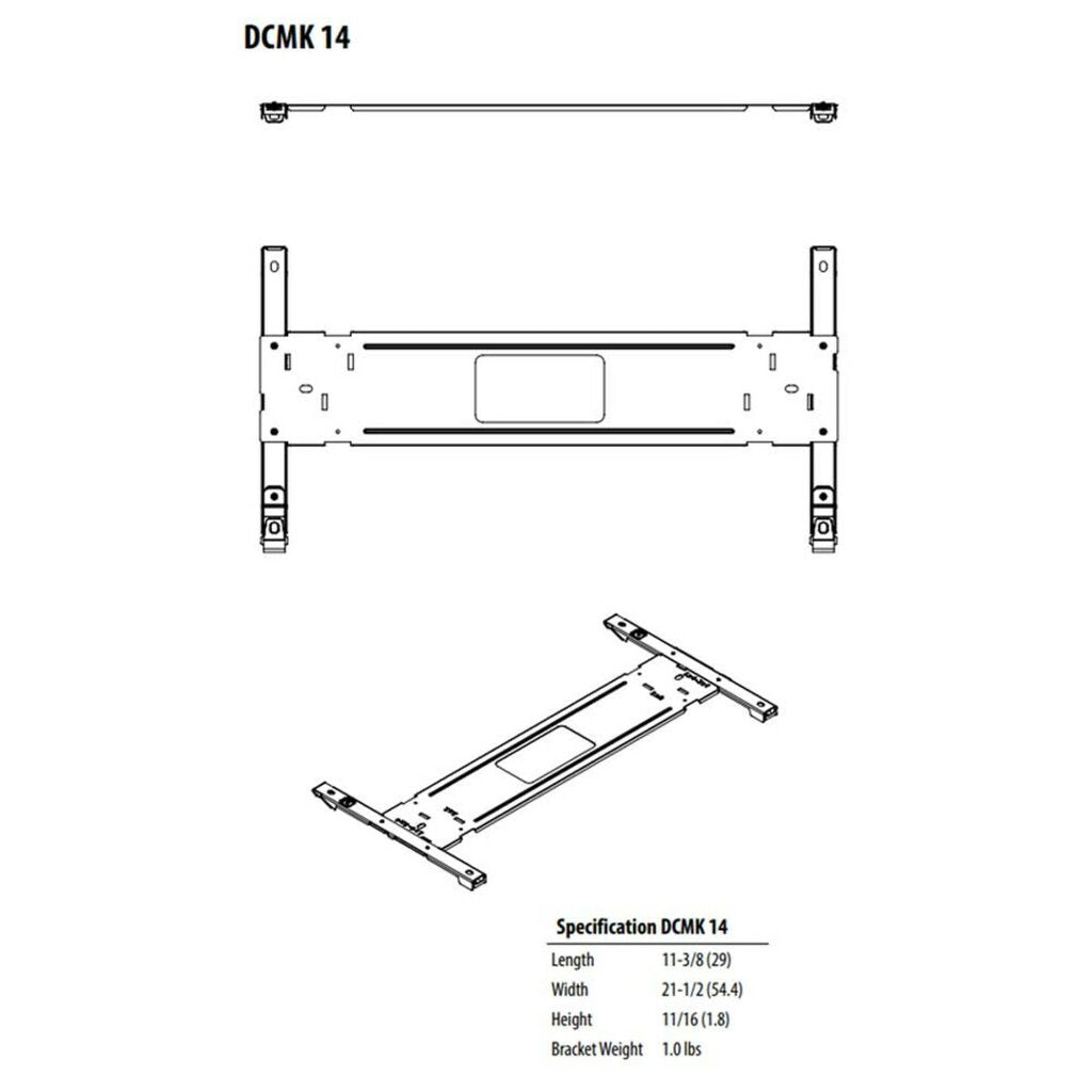 Lithonia DCMK 14 Surface Mount Kit 1x4