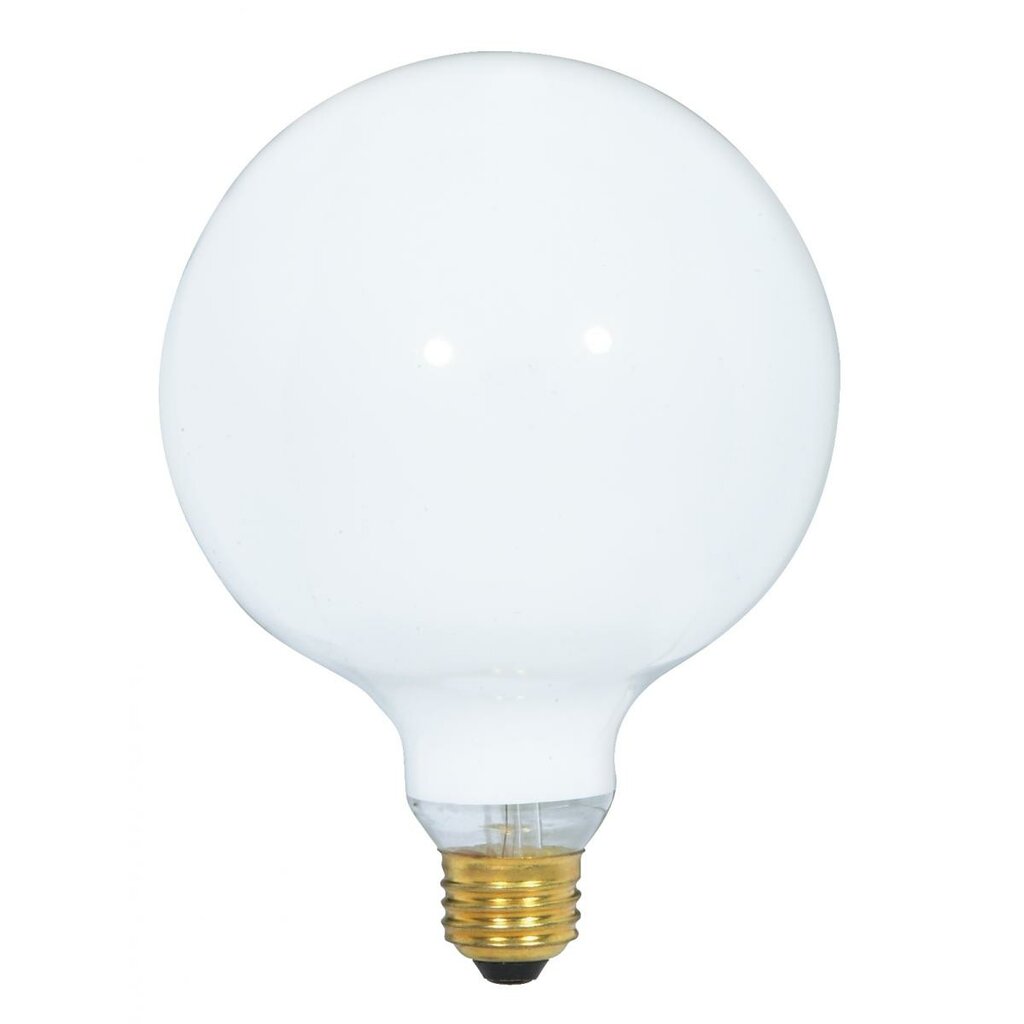 6 pack - Satco S3001/TF 40W G40 Warm White Incandescent Light Bulb